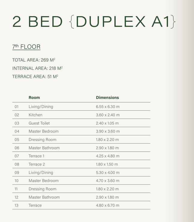 Floor plan for duplex at ZED East
