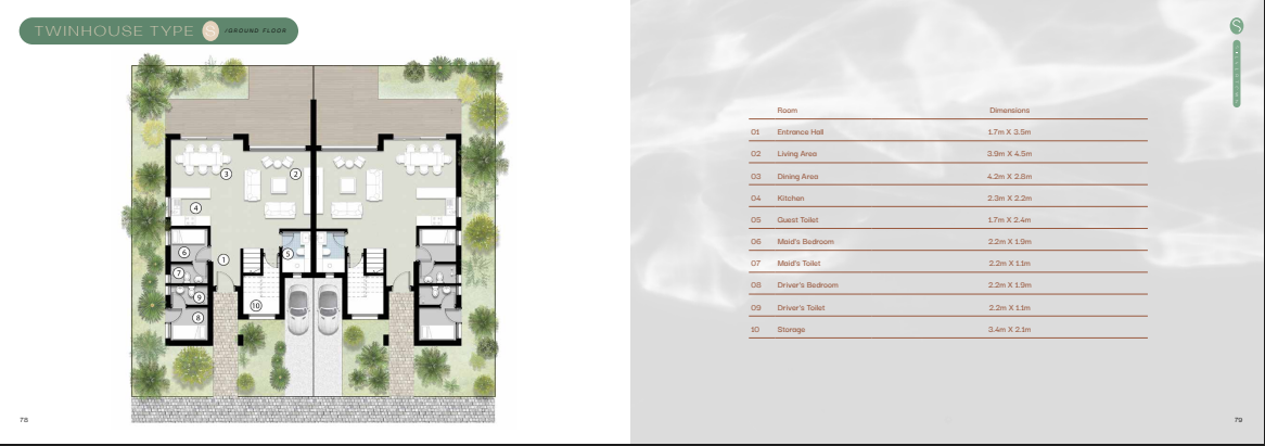 Floor plan for  at Silvertown Silversands