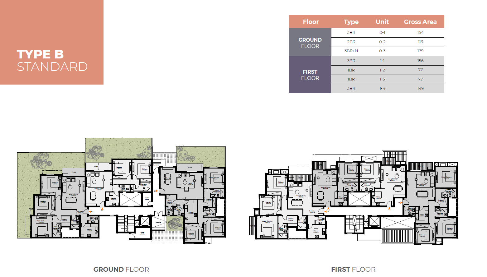 Floor plan for apartment at O West Orascom