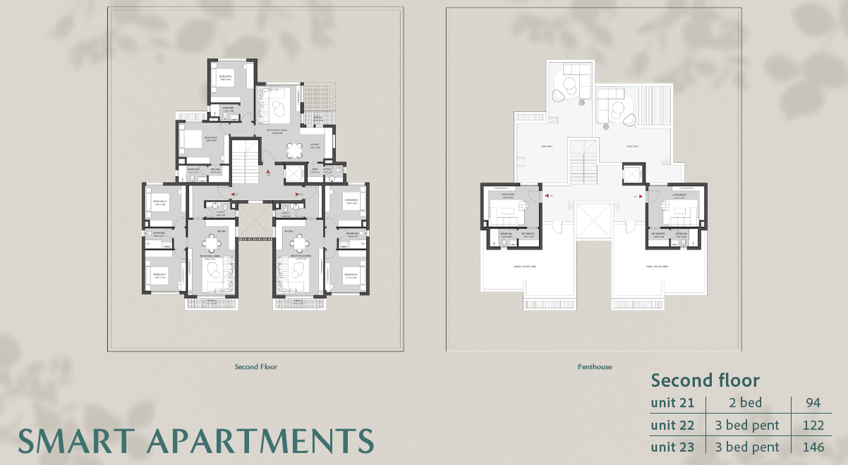 Floor plan for apartment at O West Orascom