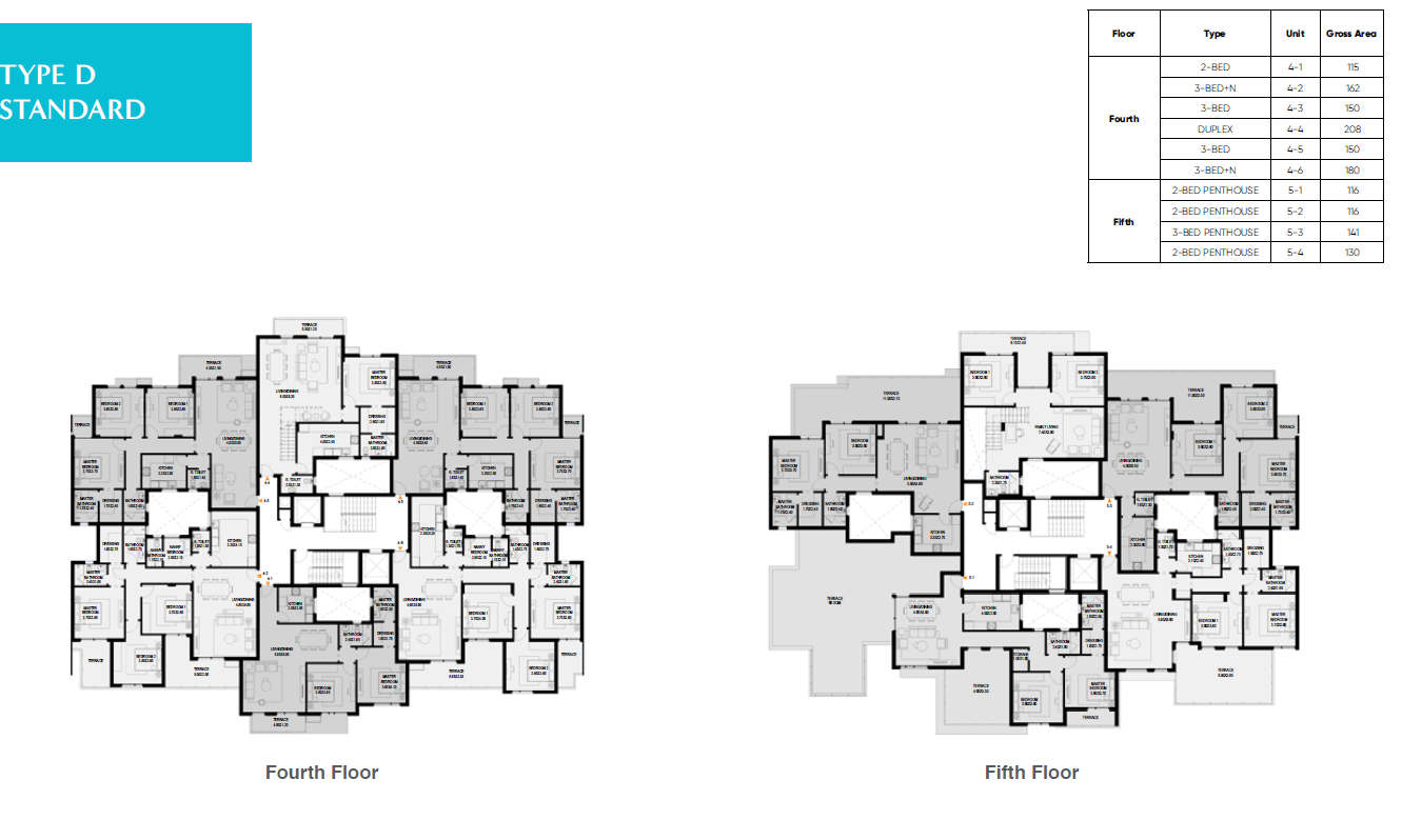 Floor plan for apartment at O West Orascom