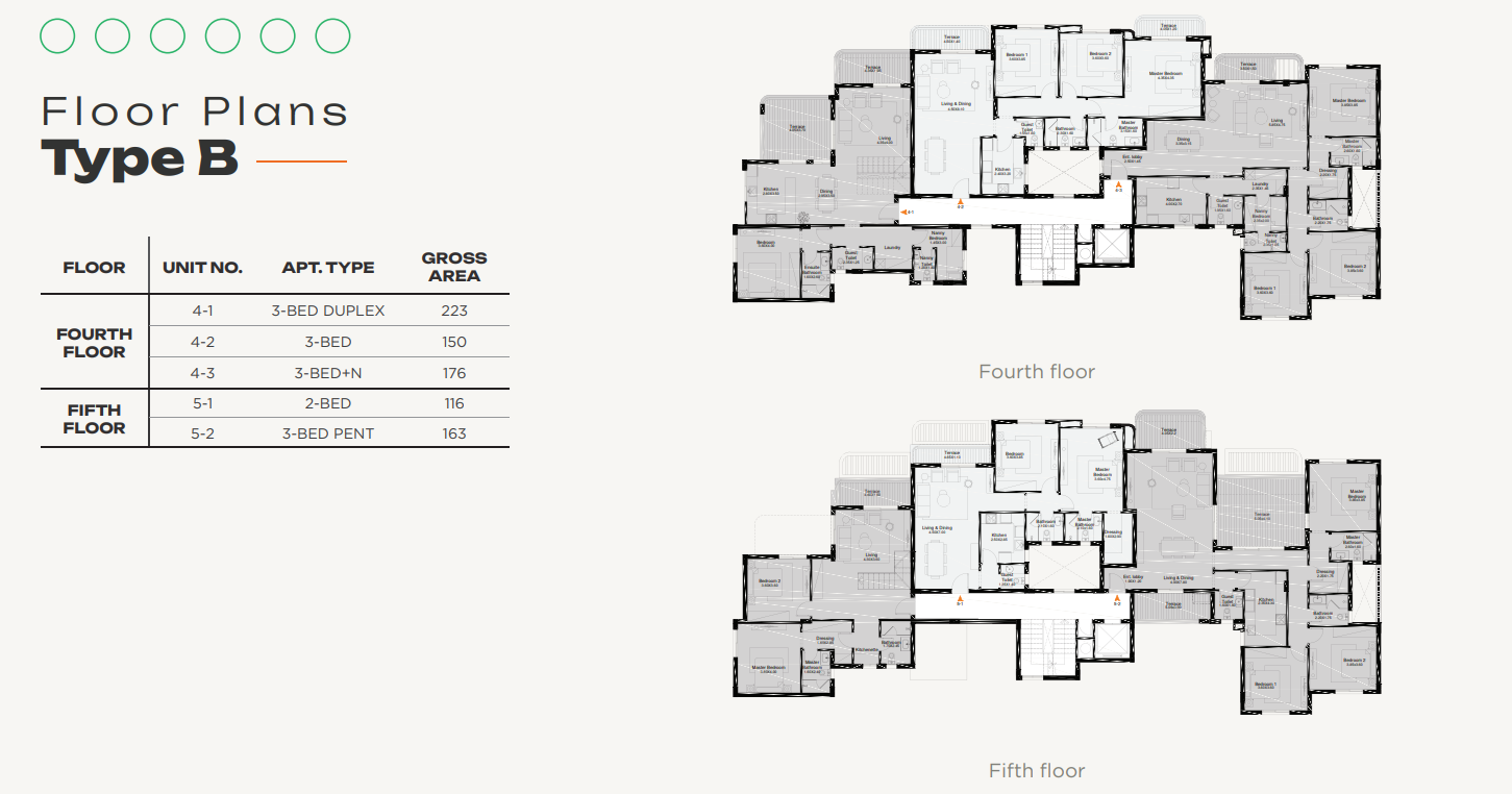 Floor plan for apartment at O West Orascom