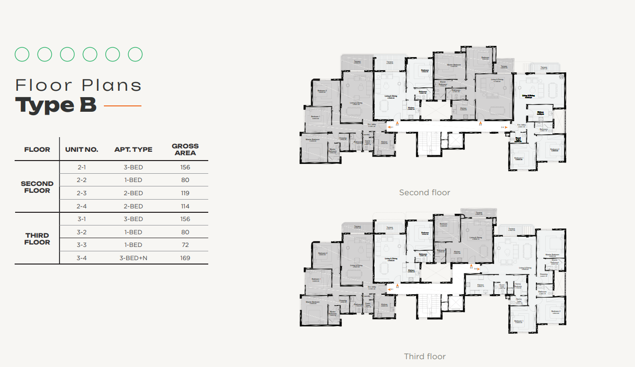 Floor plan for apartment at O West Orascom