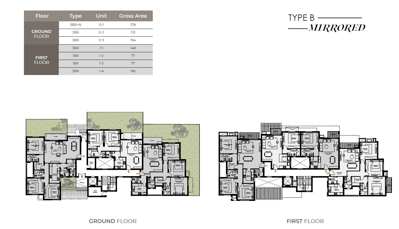 Floor plan for apartment at O West Orascom