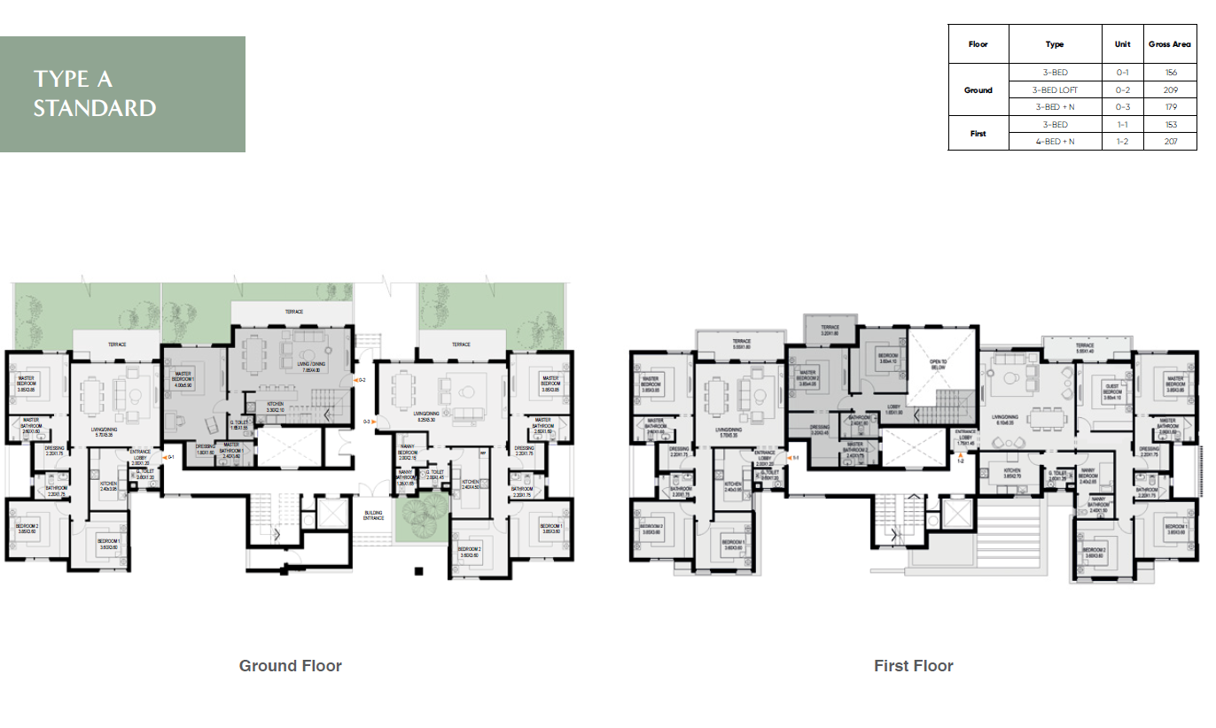 Floor plan for apartment at O West Orascom