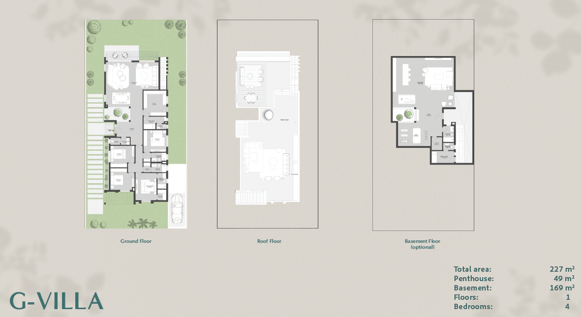 Floor plan for villa at O West Orascom