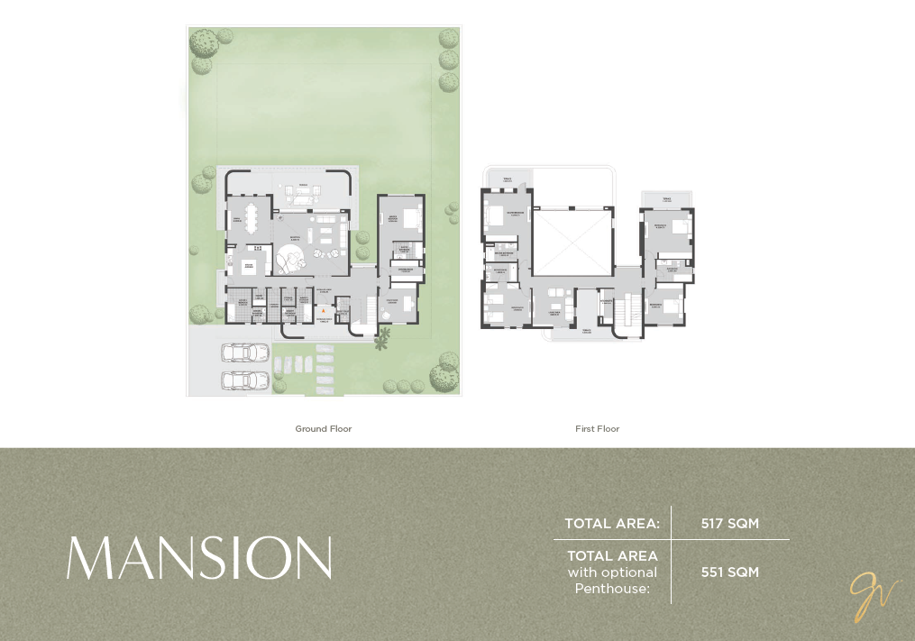 Floor plan for villa at O West Orascom