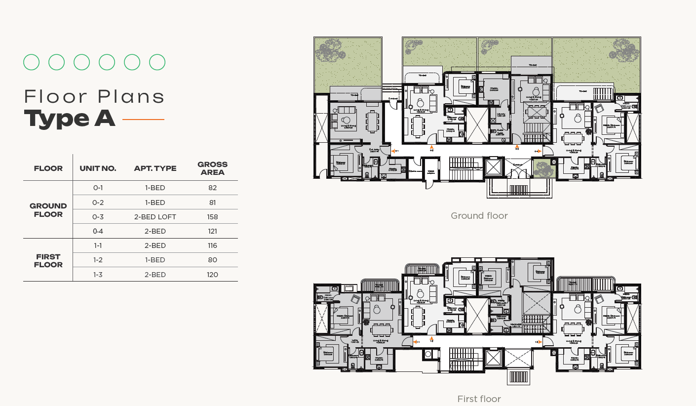 Floor plan for apartment at O West Orascom