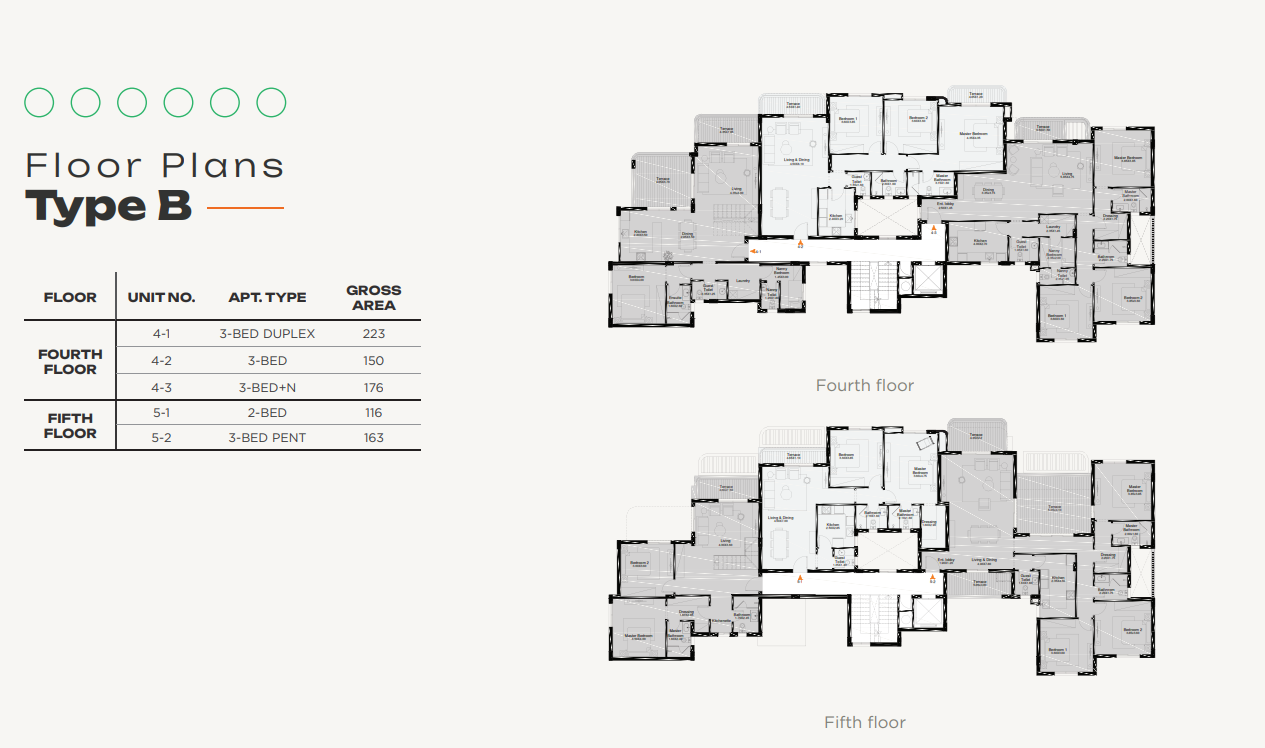 Floor plan for apartment at O West Orascom