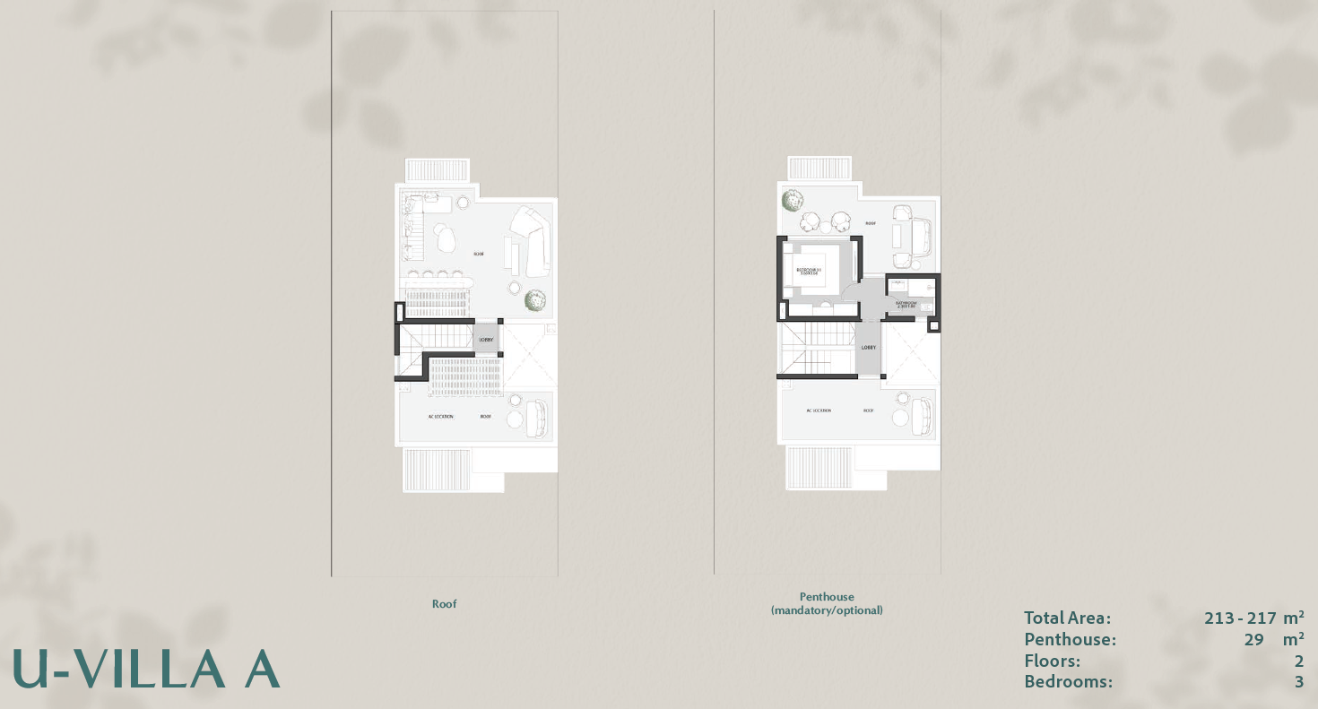 Floor plan for villa at O West Orascom