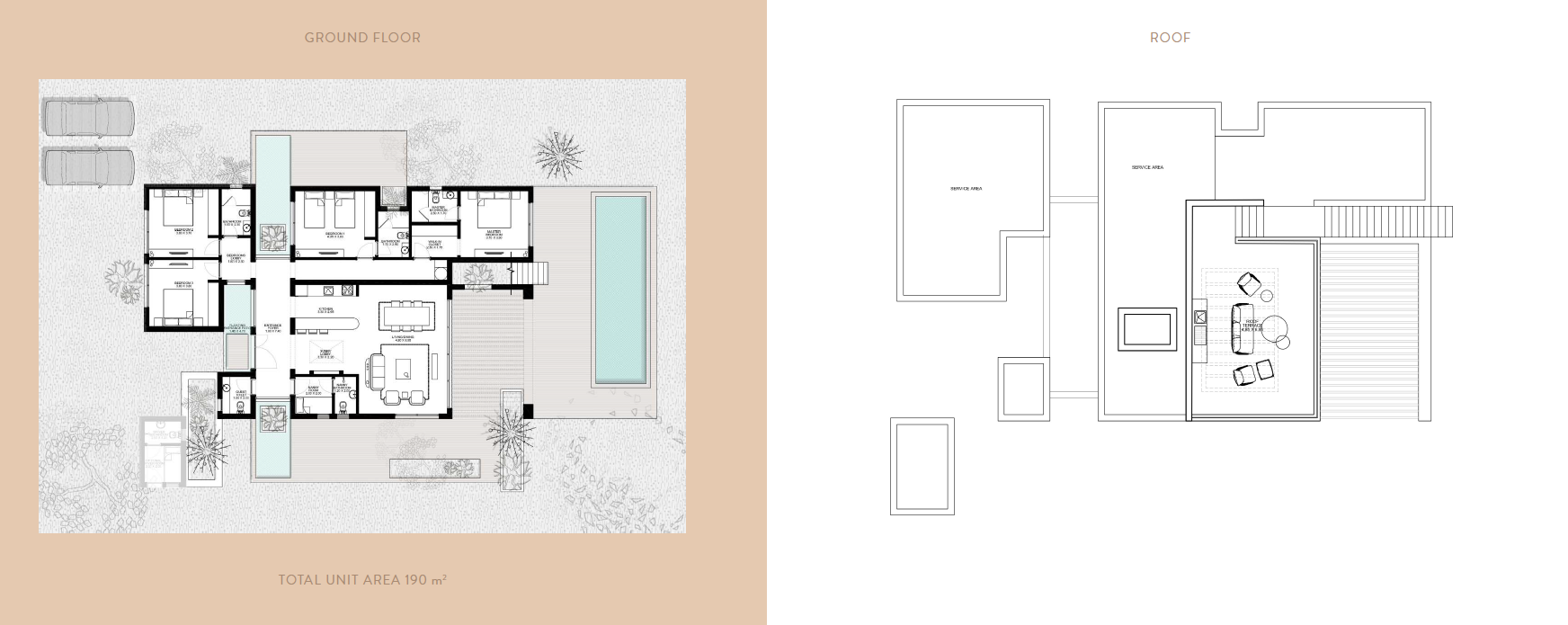 Floor plan for villa at The Nines