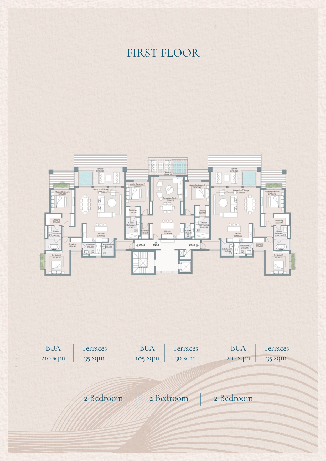 Floor plan for apartment at Fanadir Shores