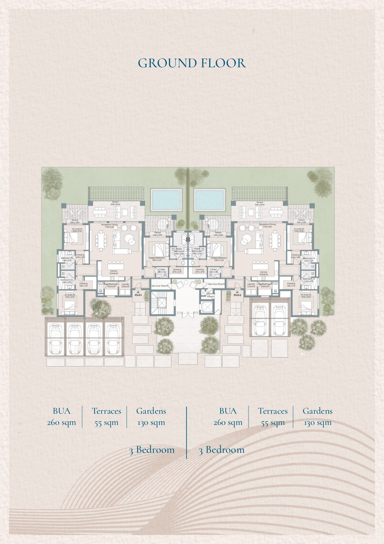 Floor plan for apartment at Fanadir Shores