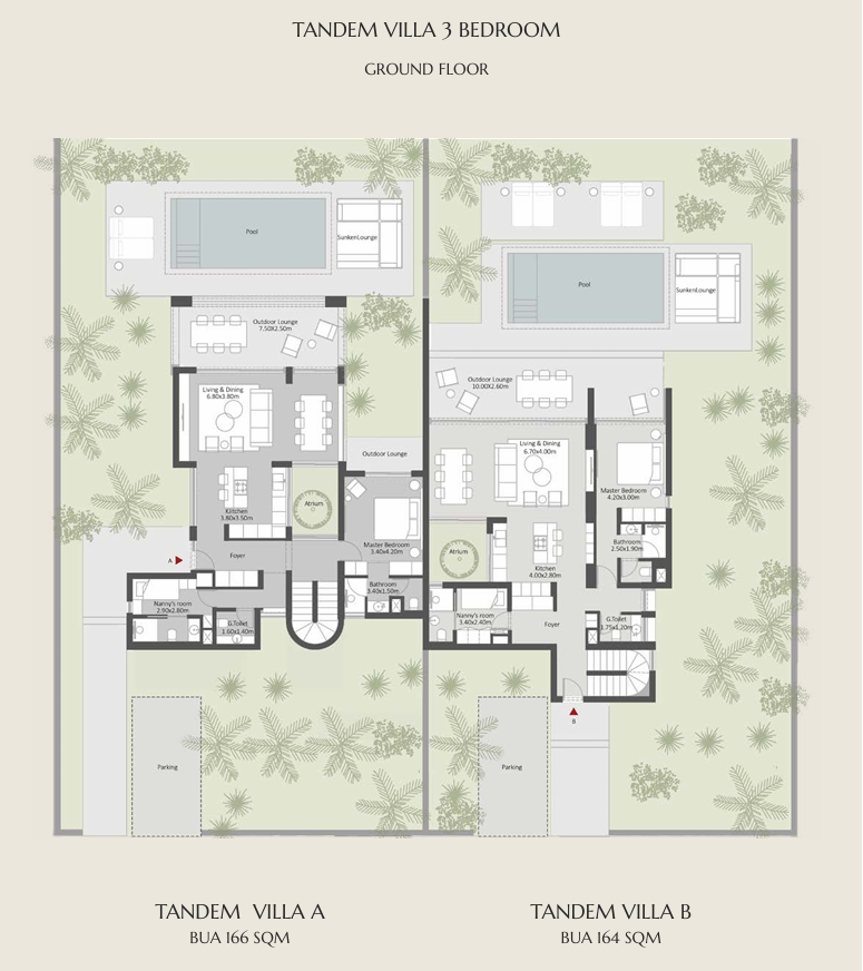 Floor plan for  at Siba El Gouna