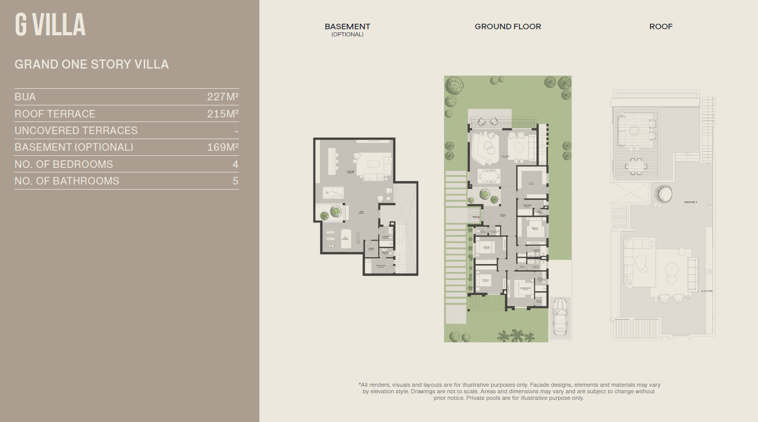 Floor plan for villa at O West Orascom