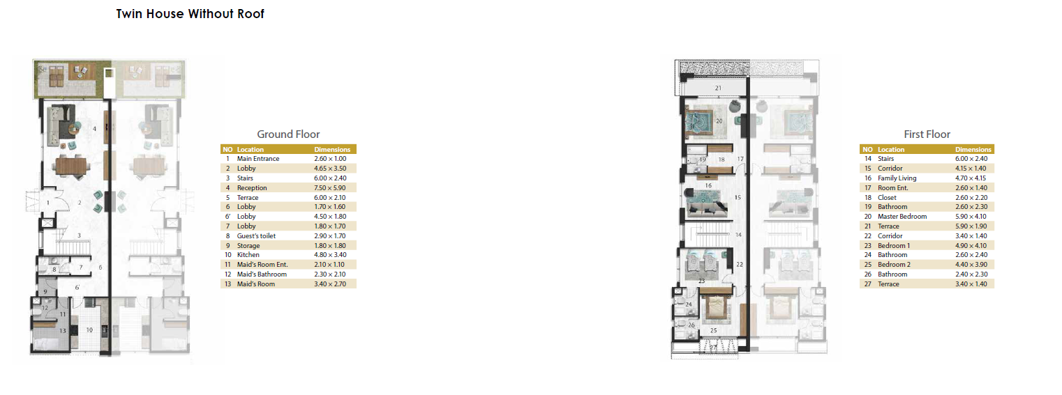 Floor plan for  at Hadaba