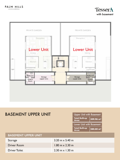 Floor plan for apartment at Palm Hills Alexandria