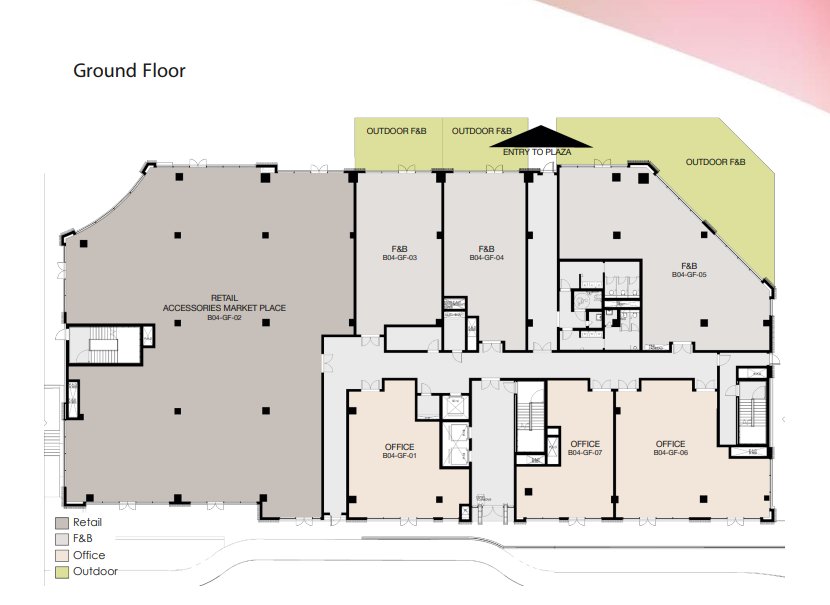 Floor plan for  at Palmet