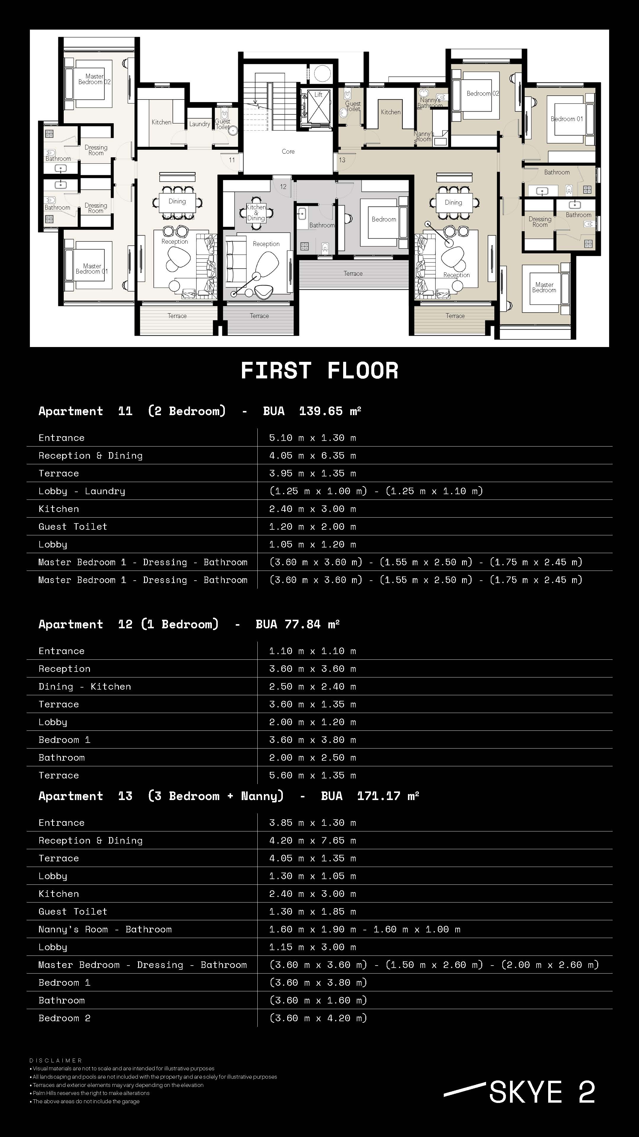 Floor plan for apartment at PX-Phase One