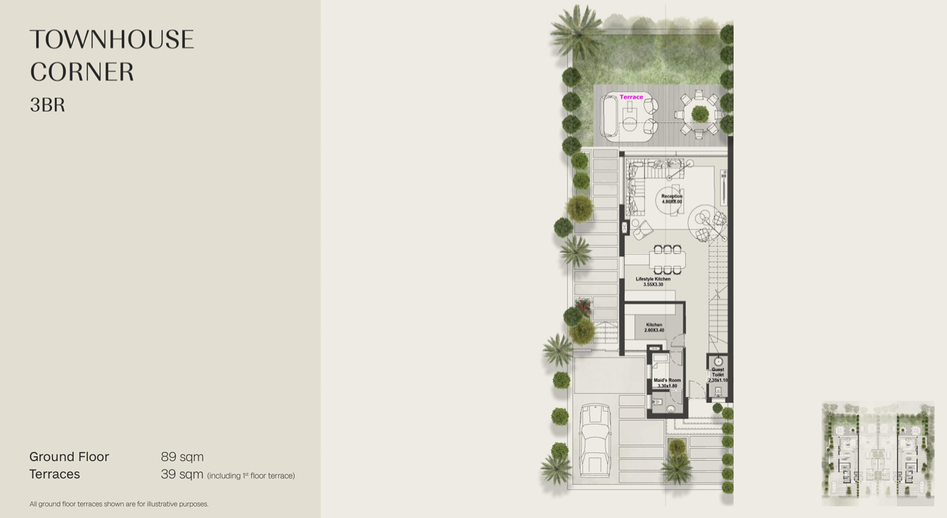Floor plan for townhouse at North Villas-Hills Of One