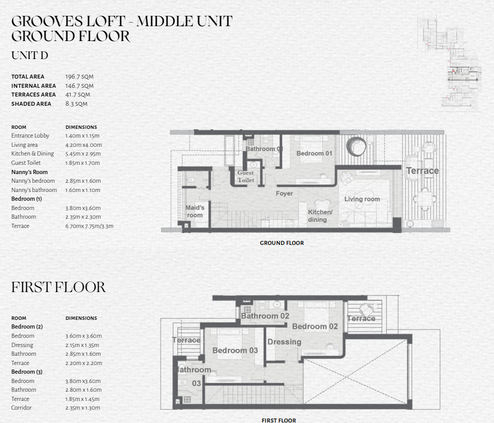 Floor plan for  at The Med
