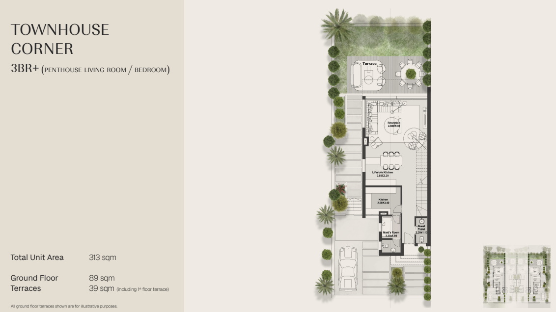 Floor plan for townhouse at Boulevard Hills-Hills Of One