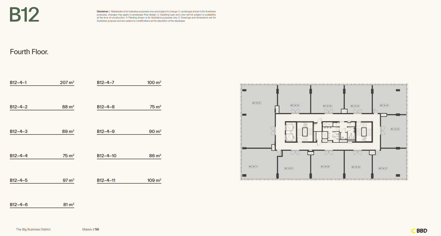 Floor plan for  at The Big Business District