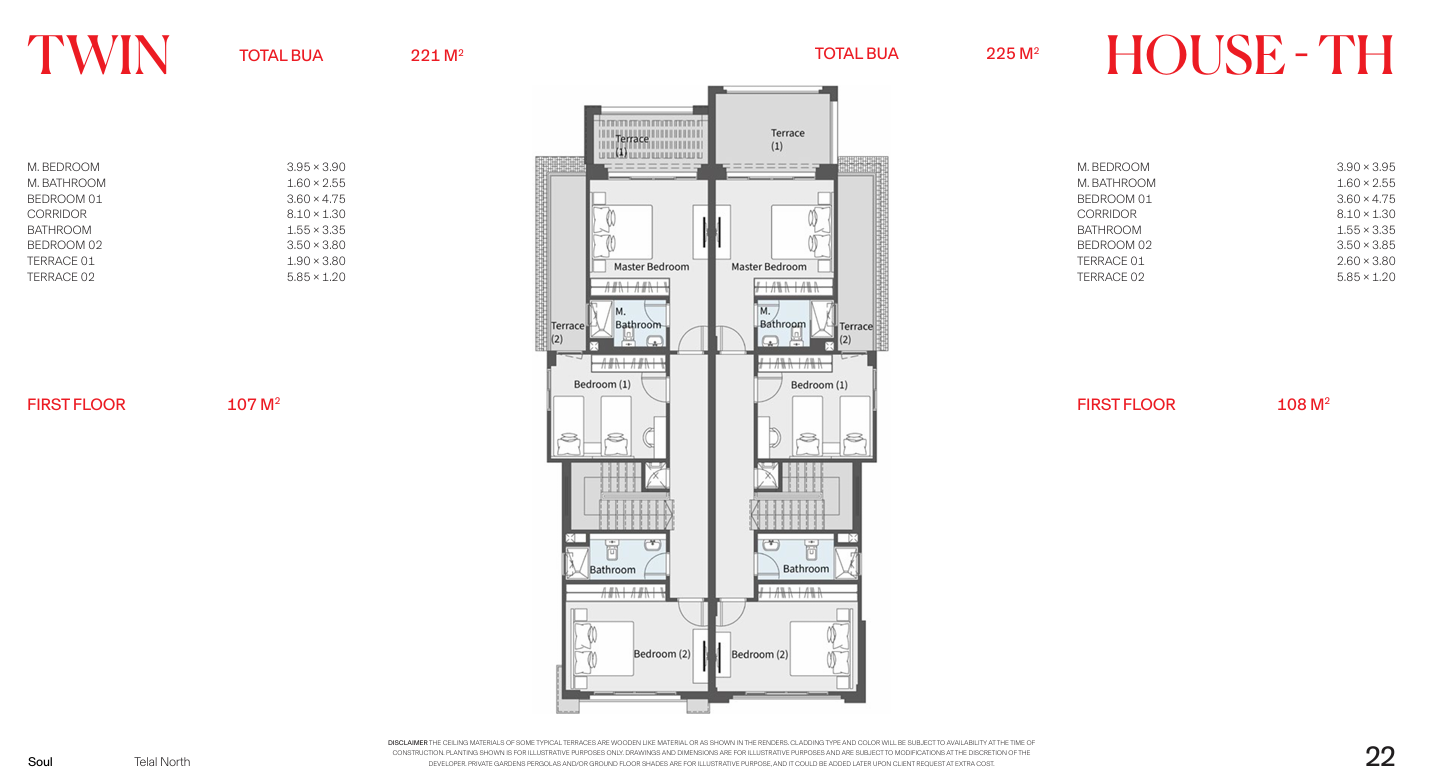 Floor plan for  at Telal North Coast