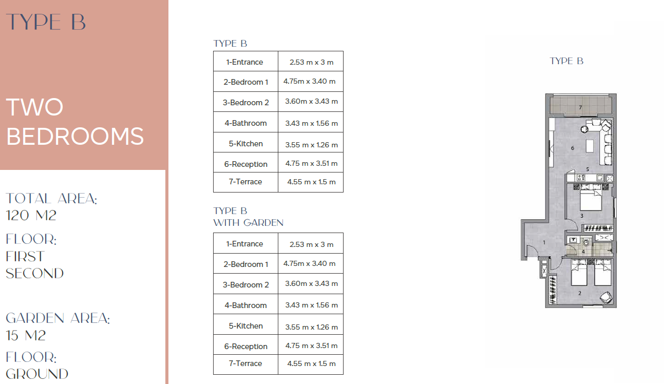 Floor plan for apartment at Alura