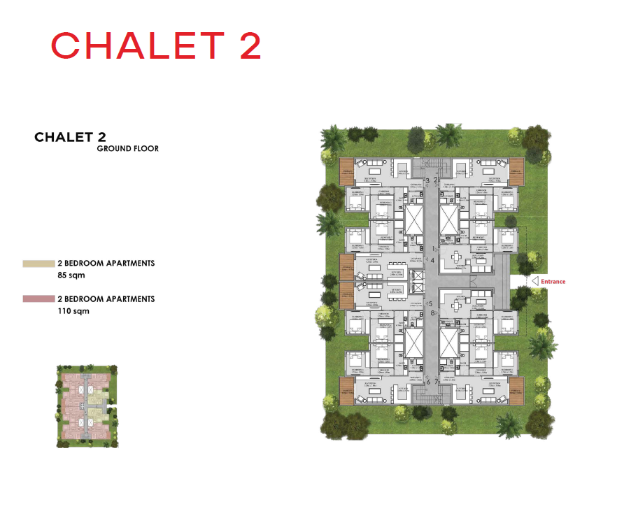 Floor plan for apartment at Shamasi