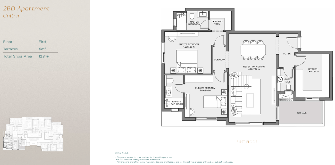 Floor plan for apartment at East Vale
