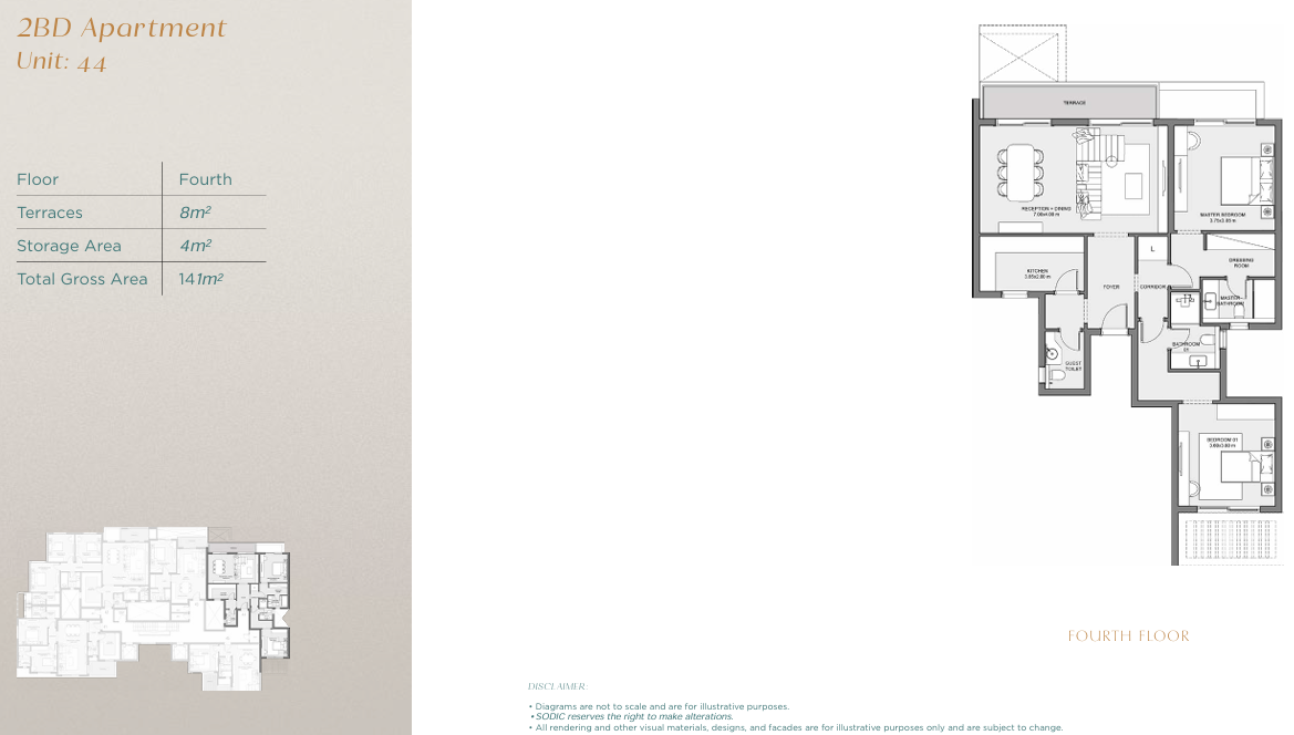 Floor plan for apartment at East Vale
