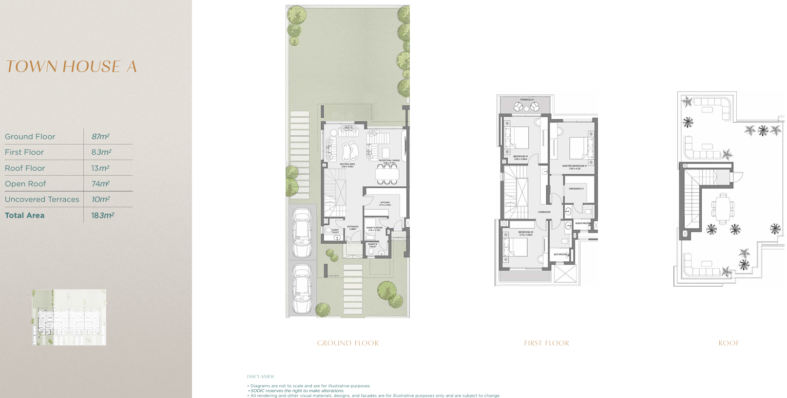 Floor plan for townhouse at East Vale