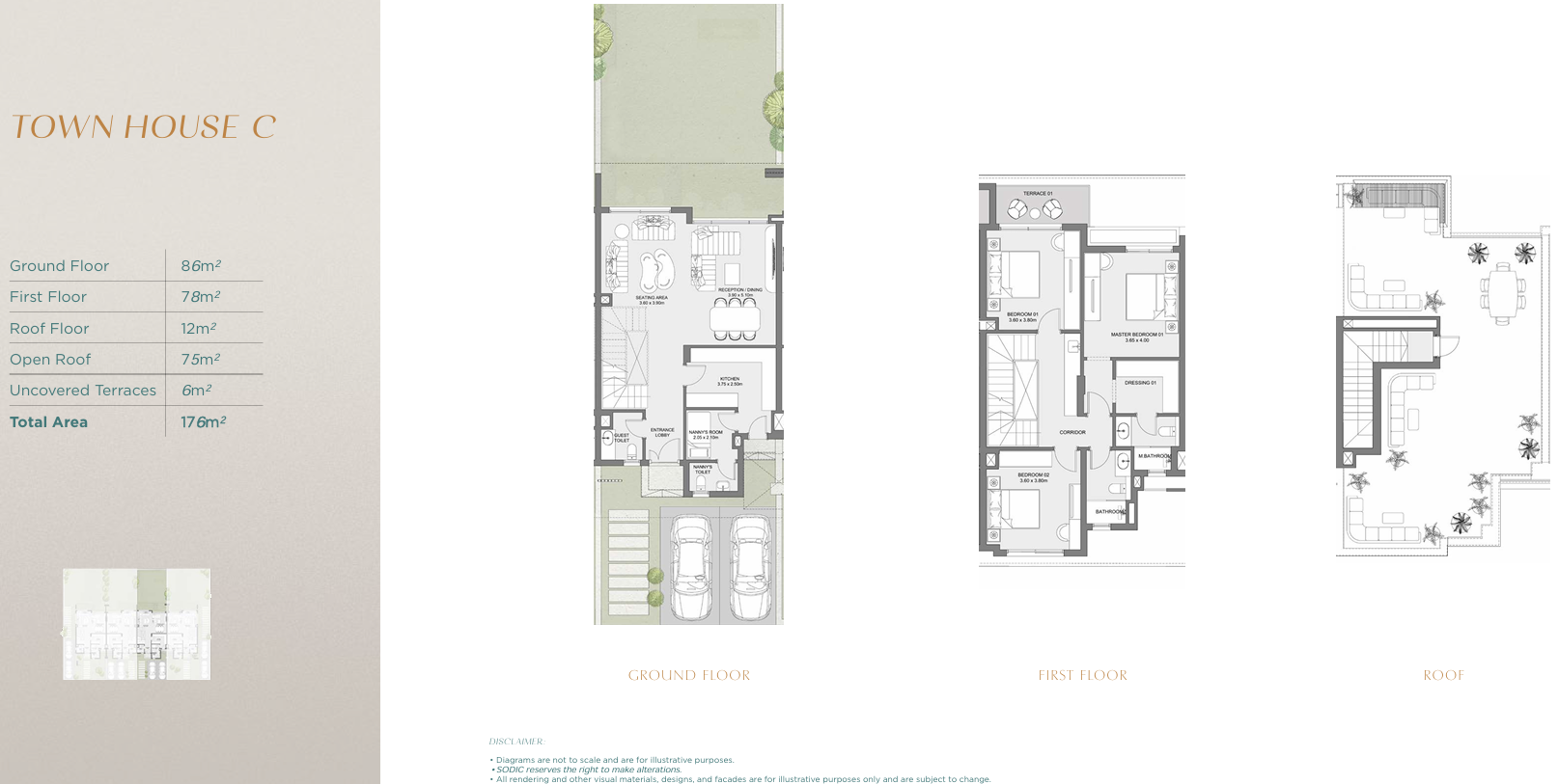 Floor plan for townhouse at East Vale