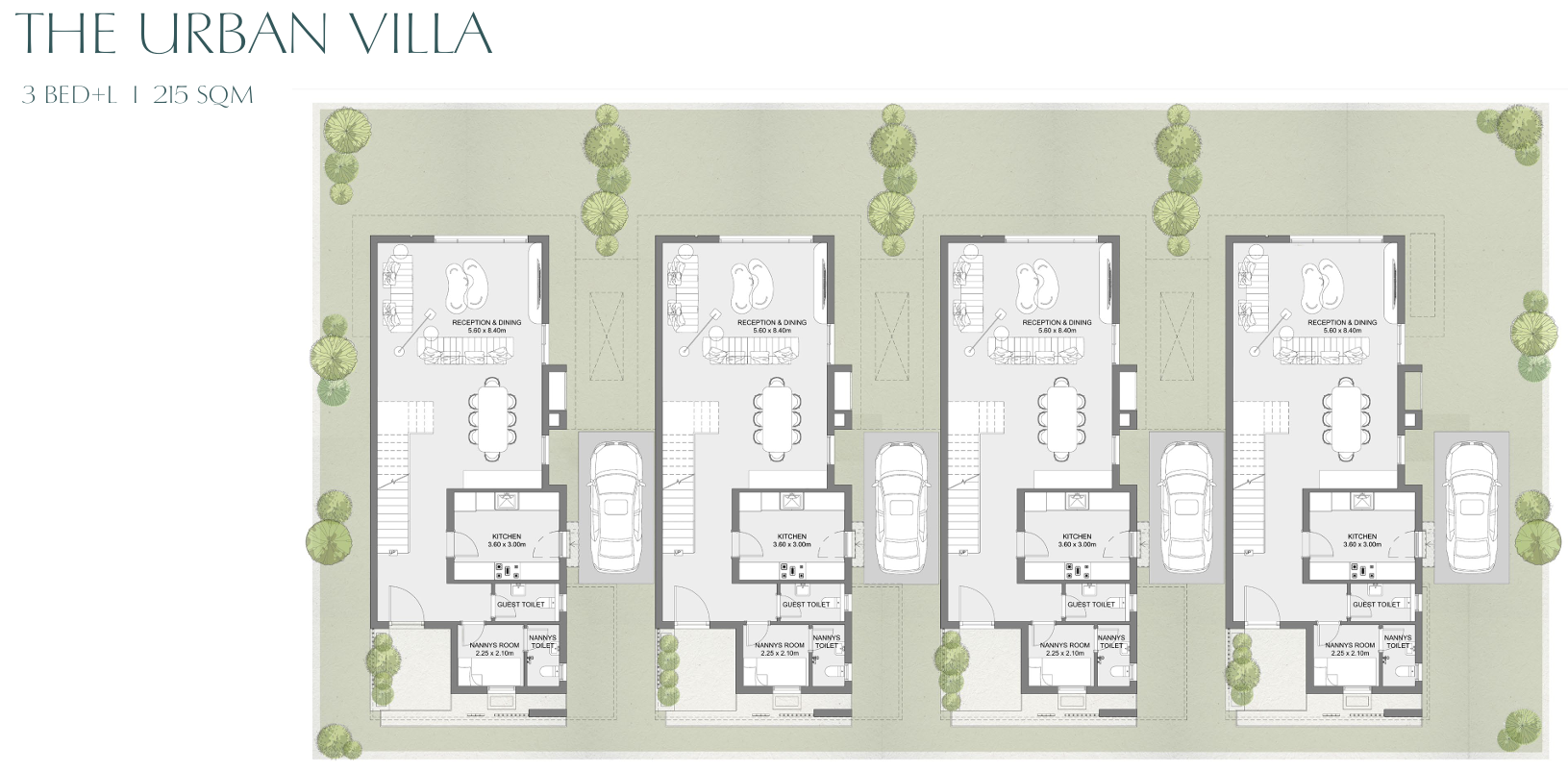 Floor plan for villa at East Vale
