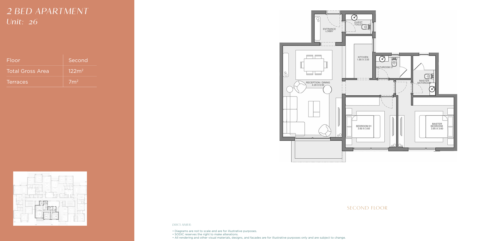 Floor plan for apartment at East Vale
