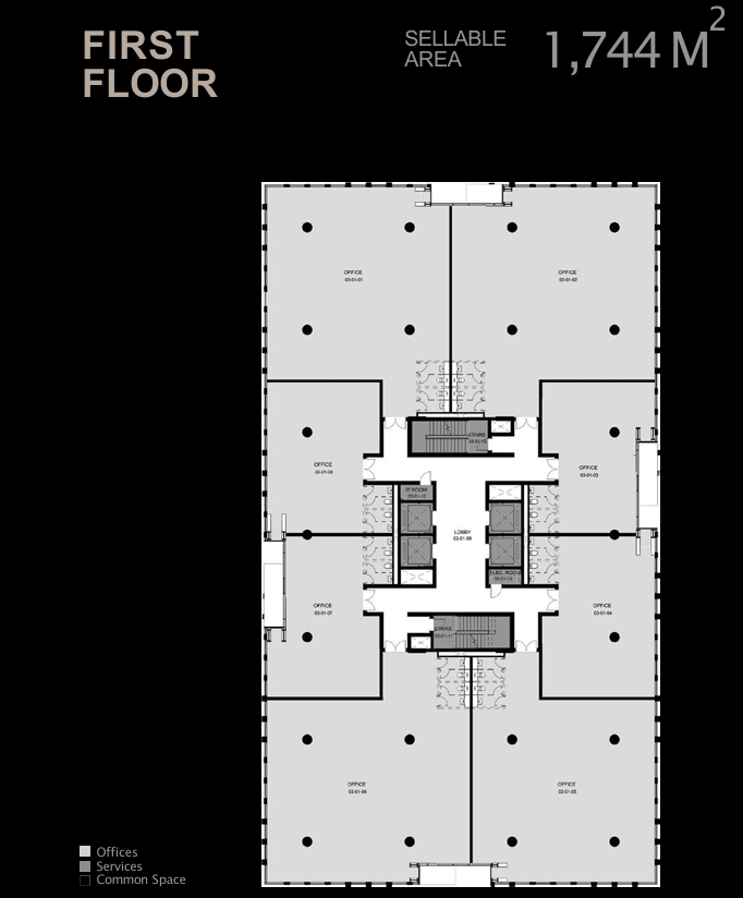 Floor plan for  at Eastown