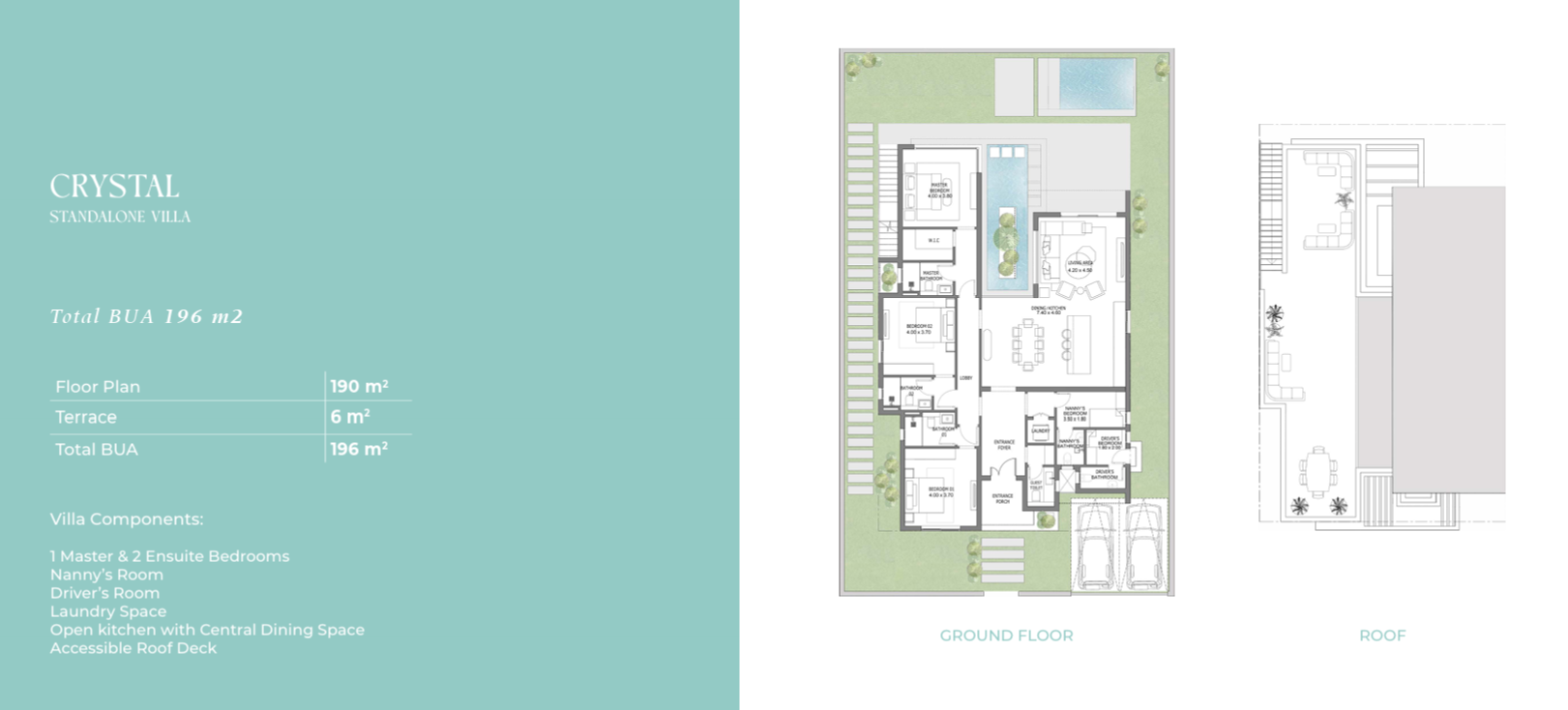 Floor plan for villa at Caesar Extension 2