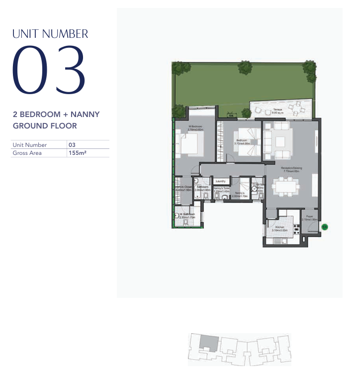 Floor plan for apartment at V Residences By Villette