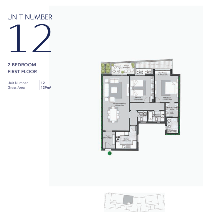 Floor plan for apartment at V Residences By Villette