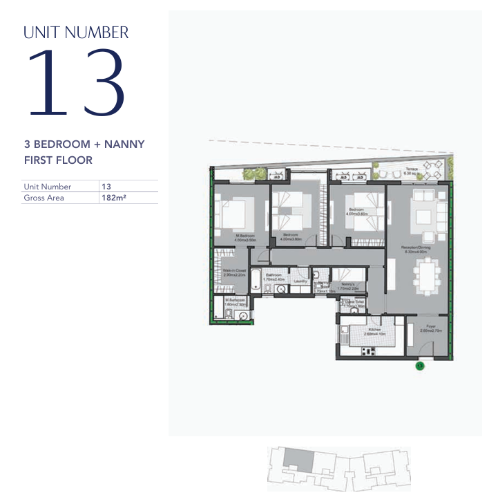 Floor plan for apartment at V Residences By Villette
