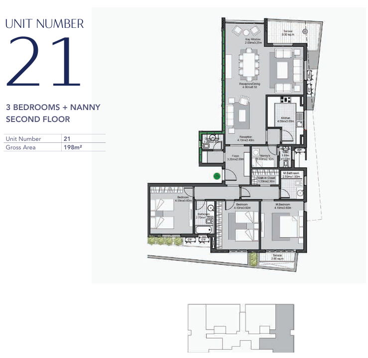 Floor plan for apartment at V Residences By Villette