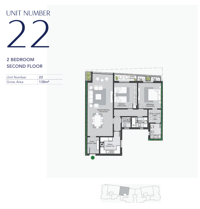 Floor plan for apartment at V Residences By Villette