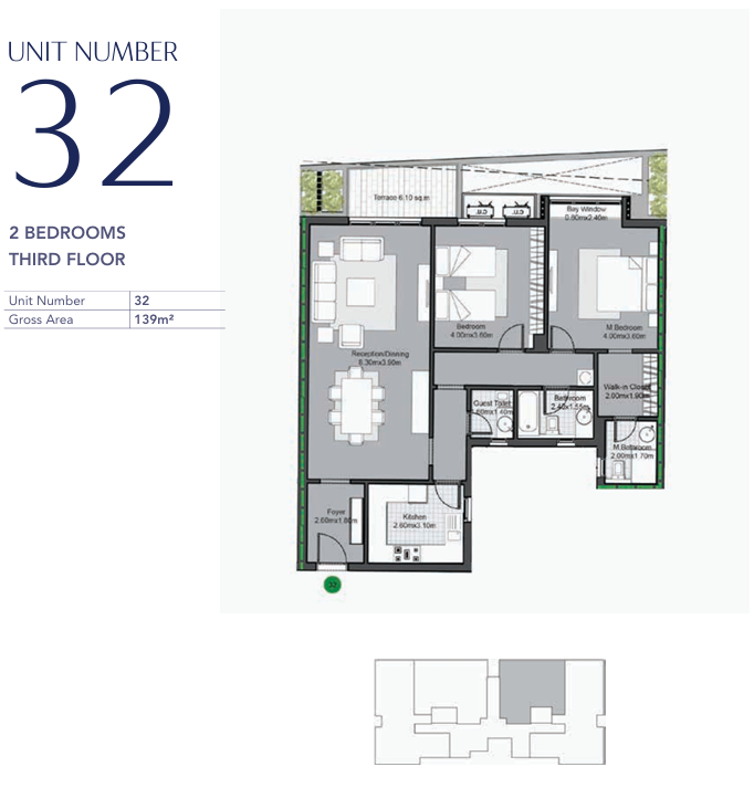 Floor plan for apartment at V Residences By Villette