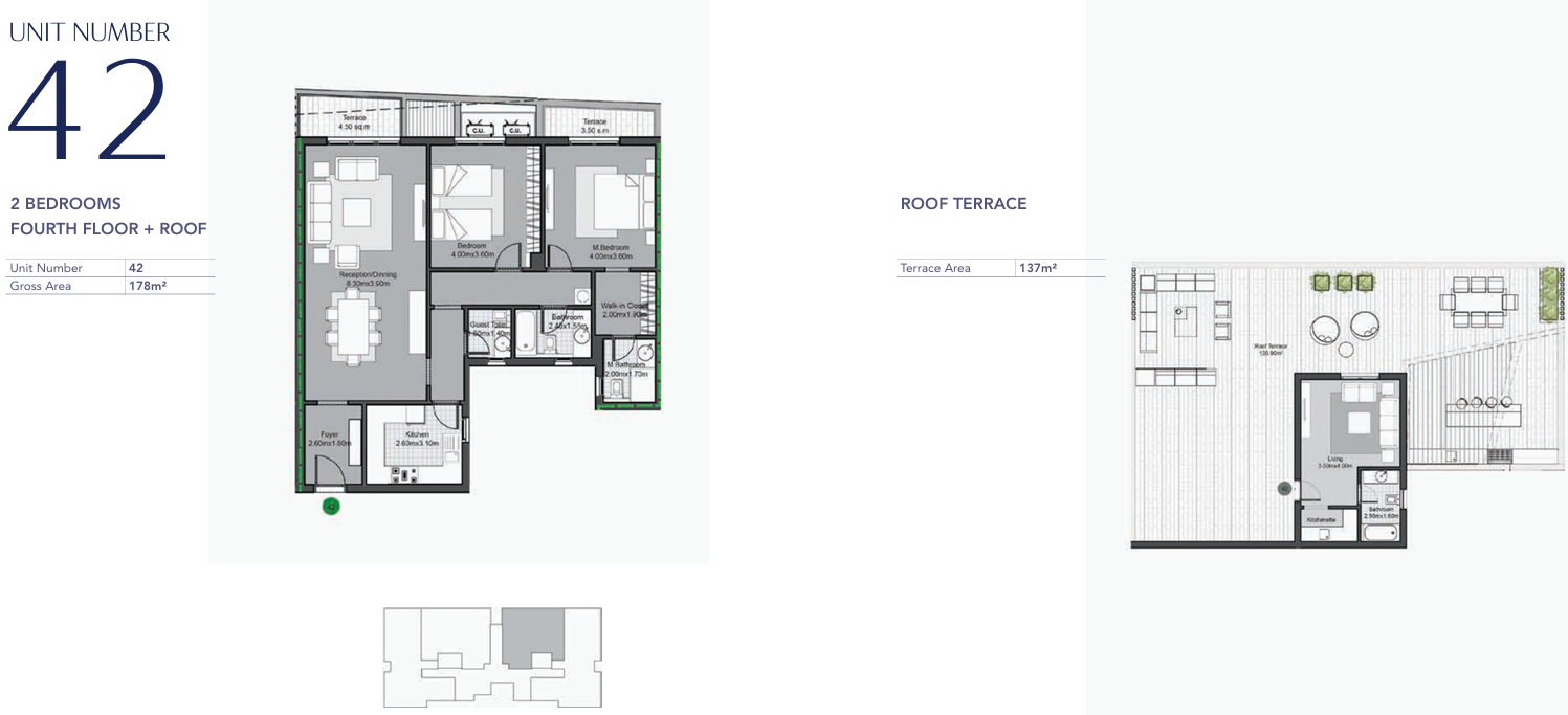 Floor plan for penthouse at V Residences By Villette