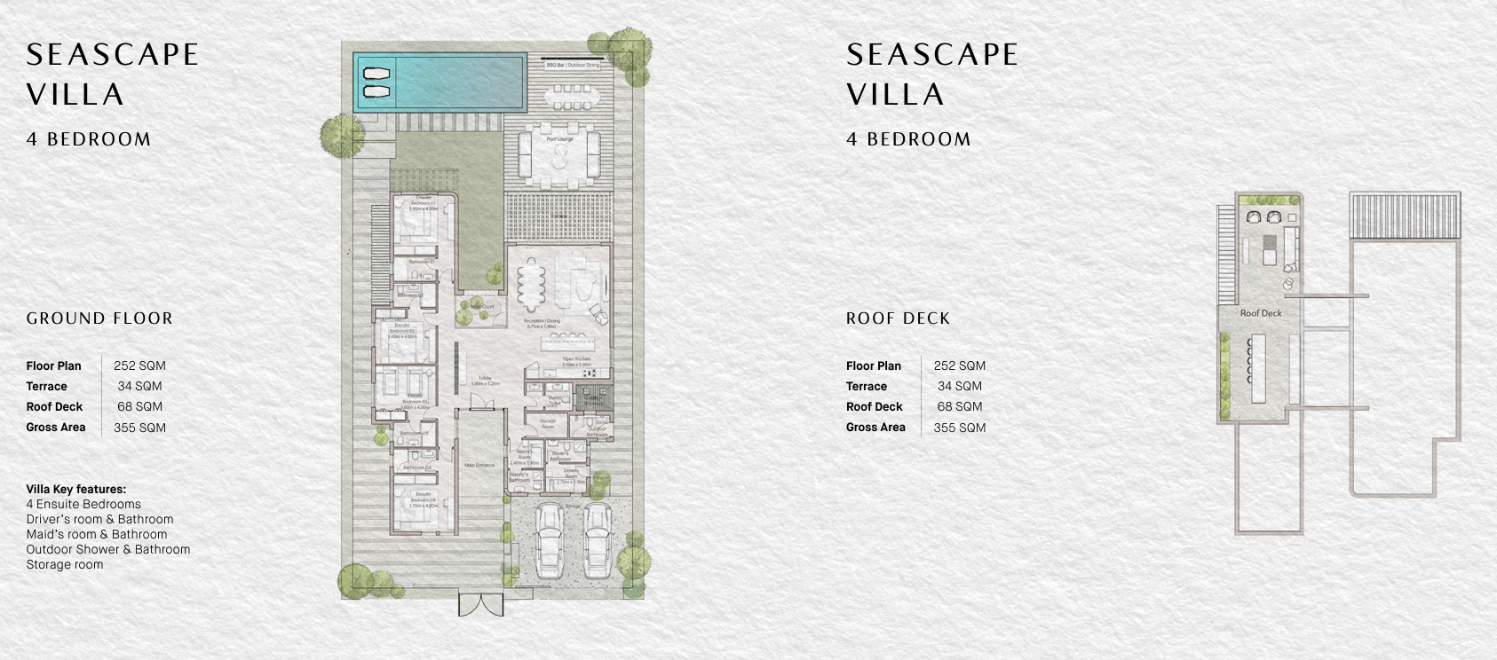Floor plan for villa at Ogami Ras El Hekma
