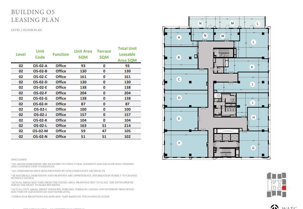 Floor plan for  at Central New Cairo