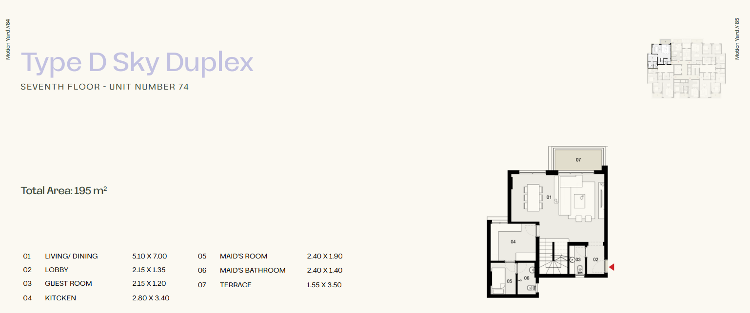 Floor plan for duplex at Tierra