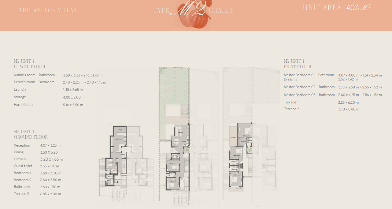 Floor plan for  at Marsa Baghush