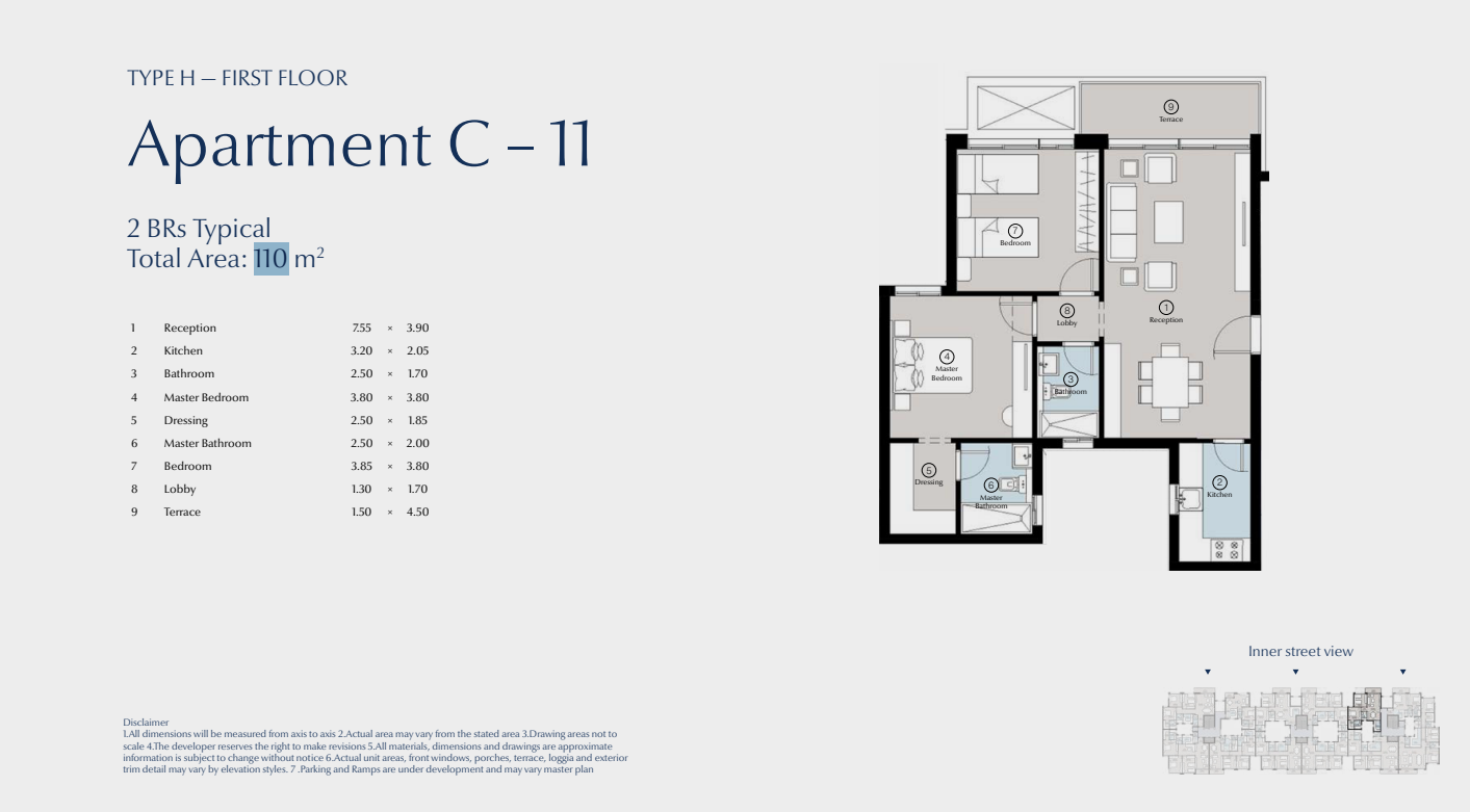 Floor plan for apartment at Bluetree